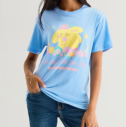 Playera Pompompurin Flores ***Preorden***