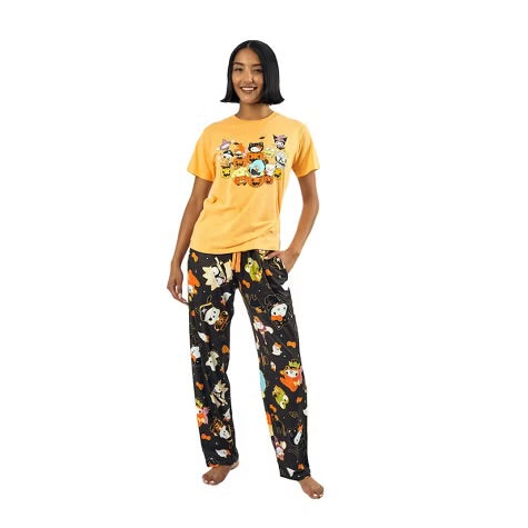 Set de Playera Oversized Y Pantalón Sanrio Halloween ***Preorden***