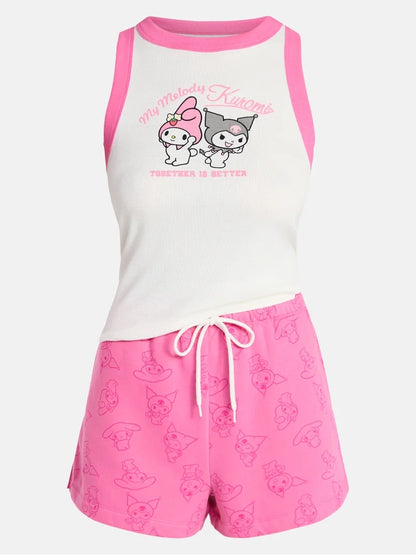 Set de Short de Paltera Kuromi & My Melody ***Preorden***