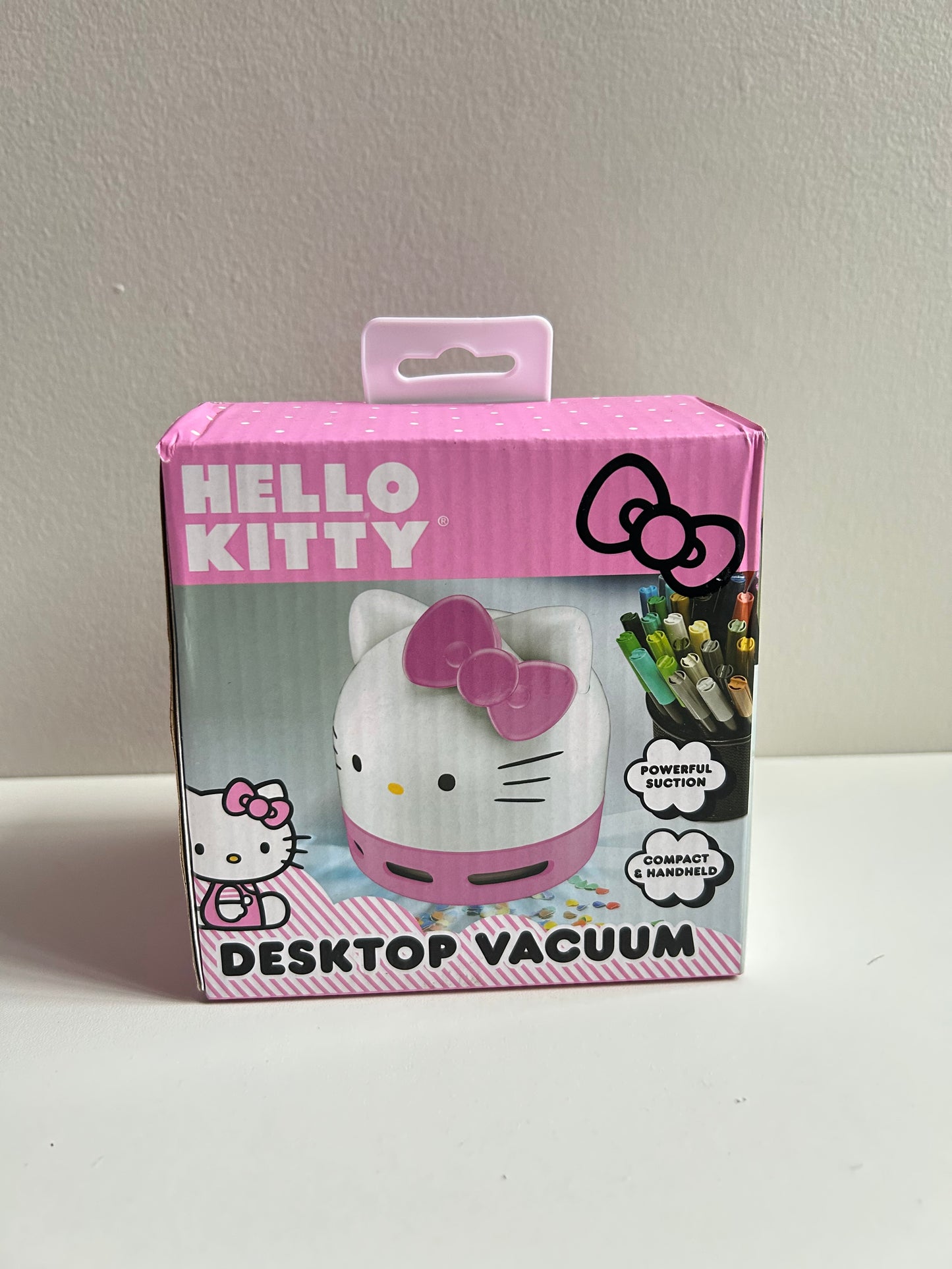Mini Aspiradora De Escritorio Hello Kitty Pink