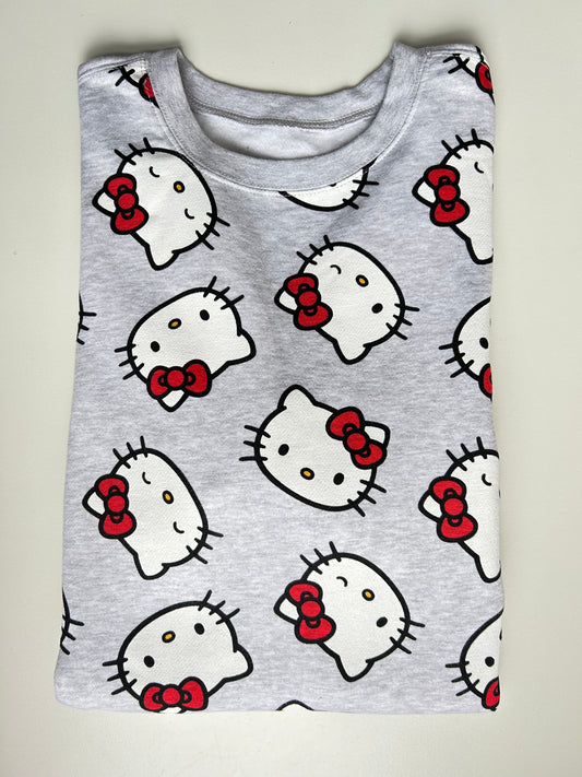 Sudadera Hello Kitty Caritas Gris