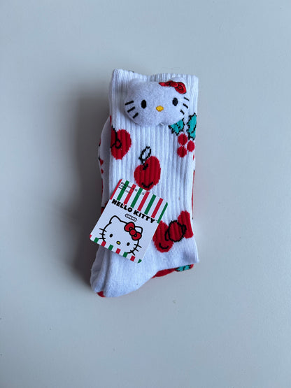 Set De 2 Calcetas Hello Kitty Plush Rojas