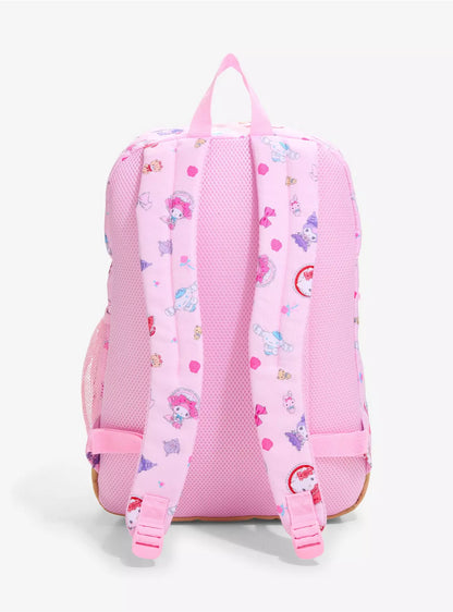 Mochila Multi Bolsas Hello Kitty y Sus Amigos ***Preorden***