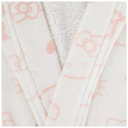 Bata De Baño Hello Kitty 100% algodón Unitalla ***Preorden***
