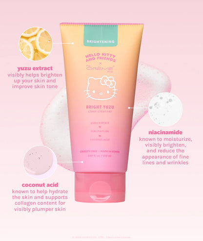 Bright Yuzu Clear Cleanser Hello kitty The Créme Shop ***Preorden***
