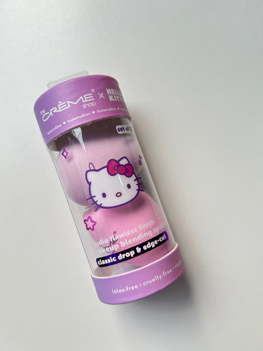 Set de Esponjas Para Maquillaje Hello Kitty Purple