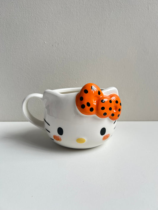 Taza Hello Kitty Moños Naranja