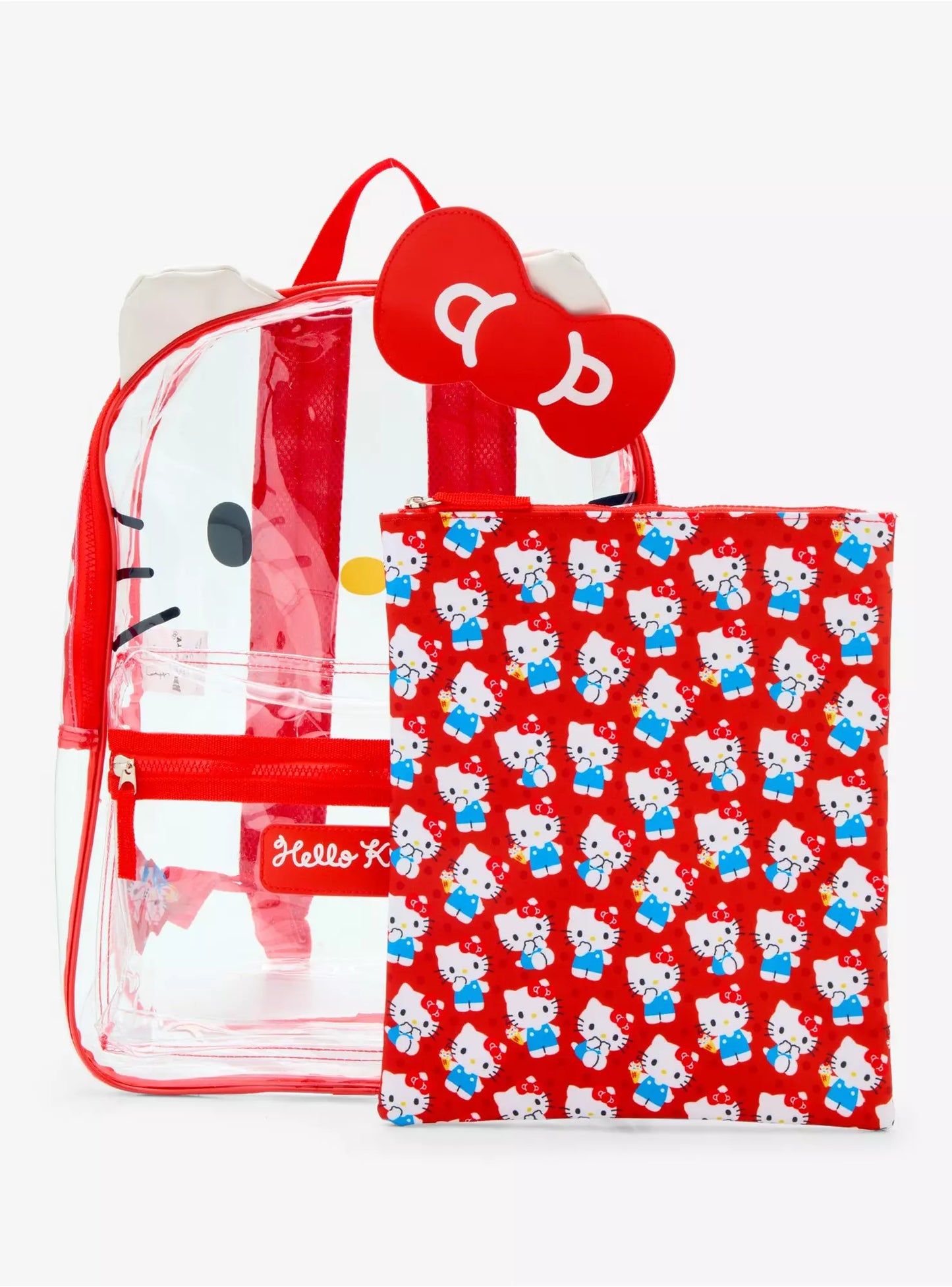 Mochila Transparente Hello Kitty ***Preorden***