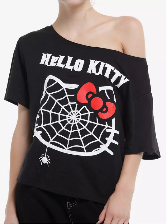 Playera Hello Kitty Telaraña A los Hombres ***Preorden***