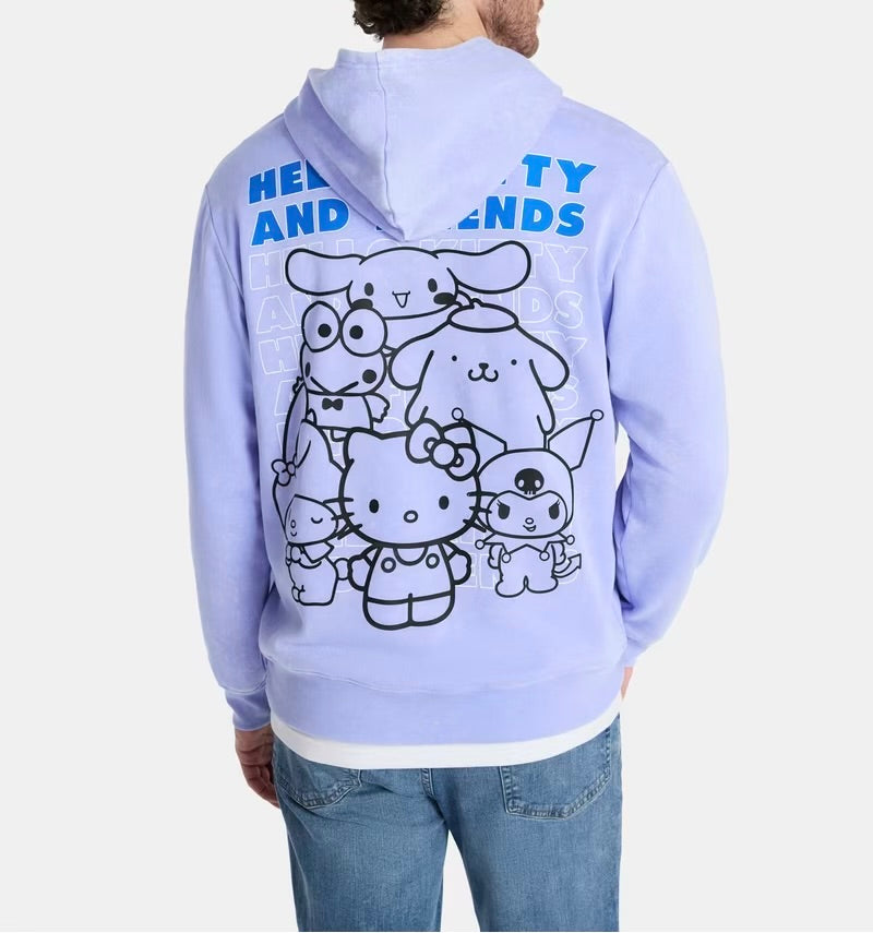 Sudadera (Hombre) Hello Kitty y Sus Amigos ***Preorden***