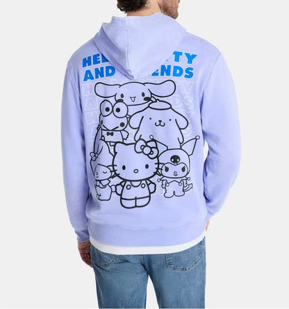 Sudadera (Hombre) Hello Kitty y Sus Amigos ***Preorden***