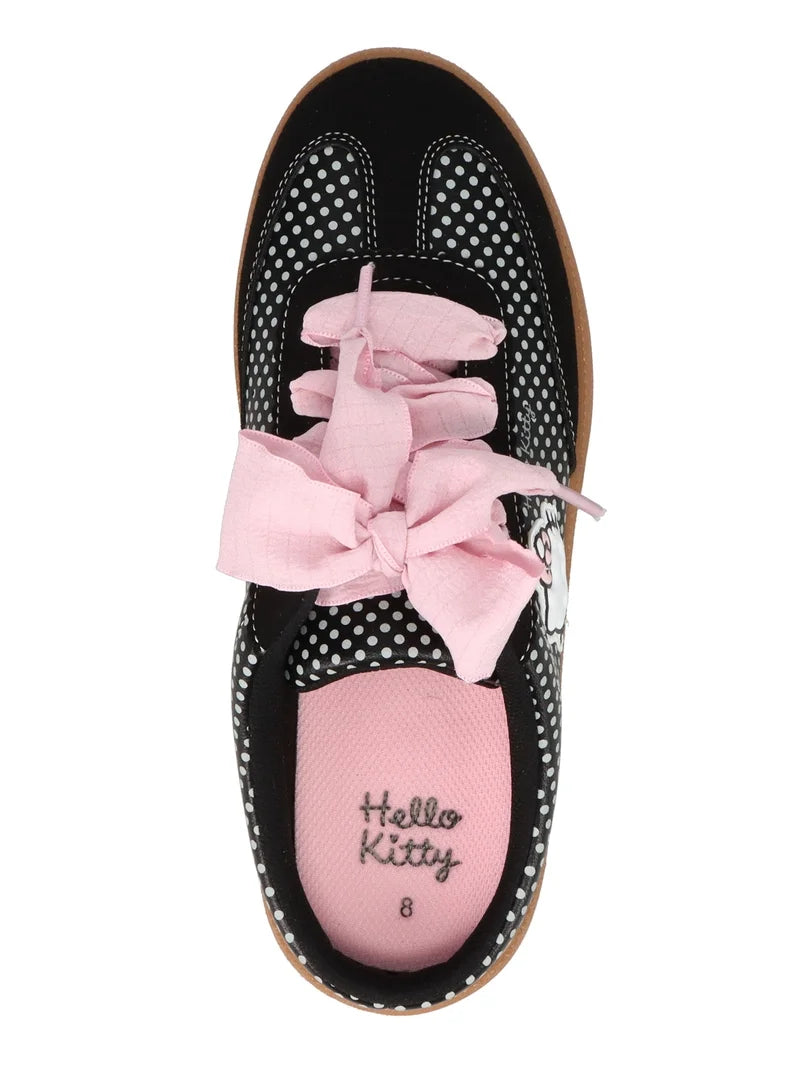 Backless Sneakers Hello Kitty Puntos Negros ***Preorden***