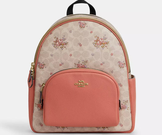 Backpack Floral Print Coach ***Preorden***