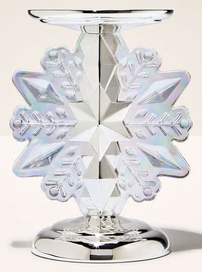 Snowflake Light-Up Pedestal 3 Wick Bath & Body Works ***Preorden***