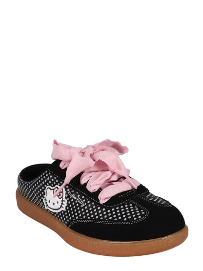 Backless Sneakers Hello Kitty Puntos Negros ***Preorden***