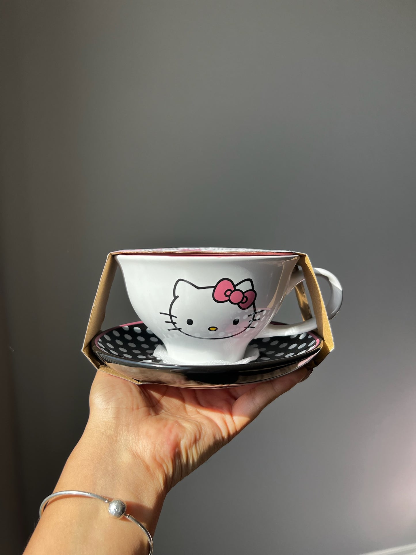 Taza Con Plato Hello Kitty