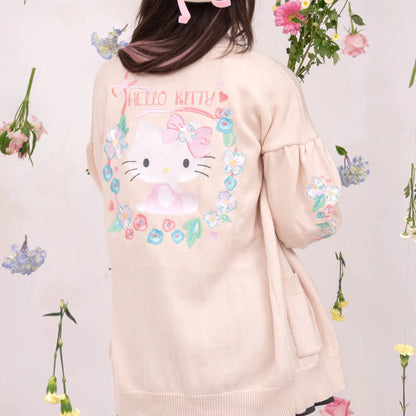 Hello Kitty JapanLA Floral Cardigan ***Preorden***