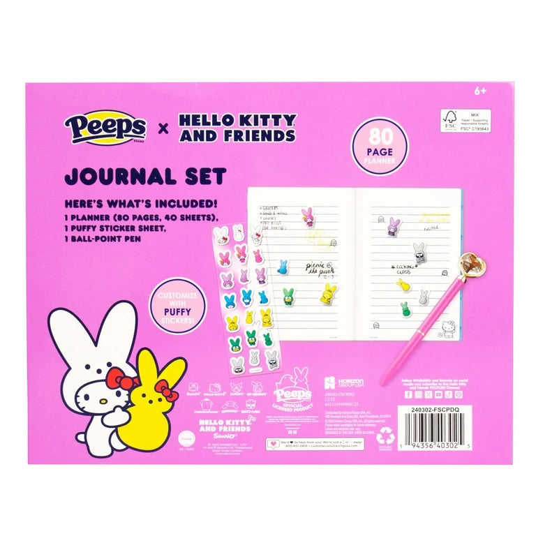 Journal Set Hello kitty X Peeps ***Preorden***