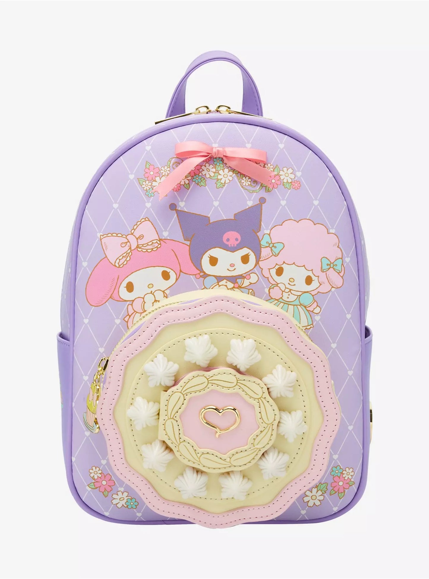 Her Universe My Melody Kuromi My Sweet Piano Tea Party Cake Mini Backpack ***Preorden***
