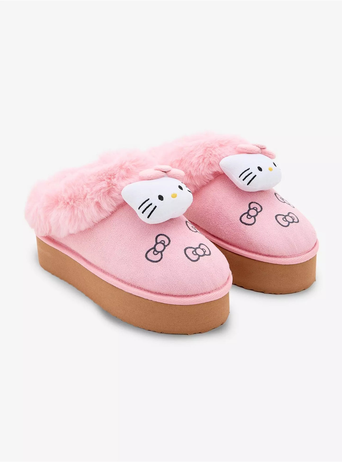 Clogs Con Plataforma Hello Kitty Rosa ***Preorden***