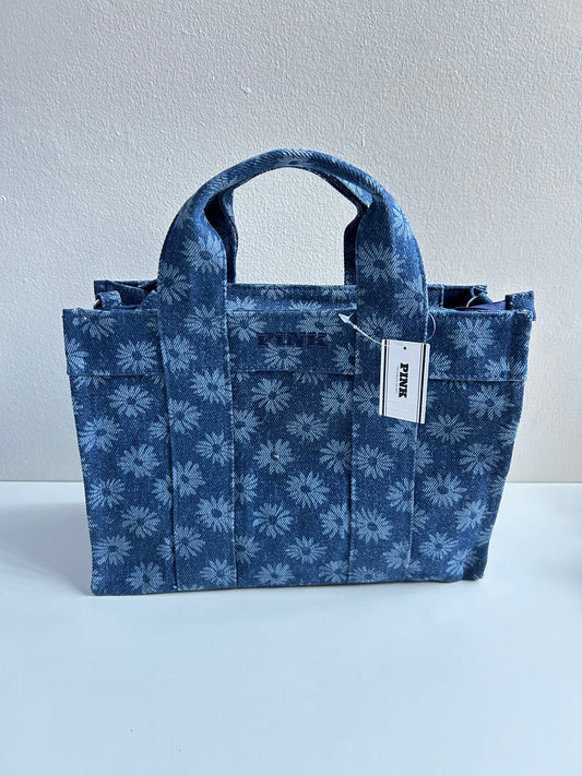 Tote Bag Denim Pink