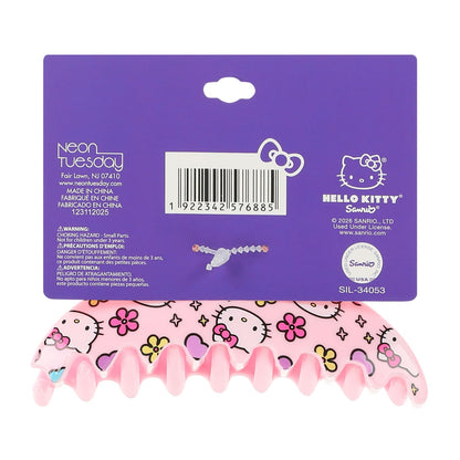 Pinza de Cabello Hello Kitty Flores ***Preorden***