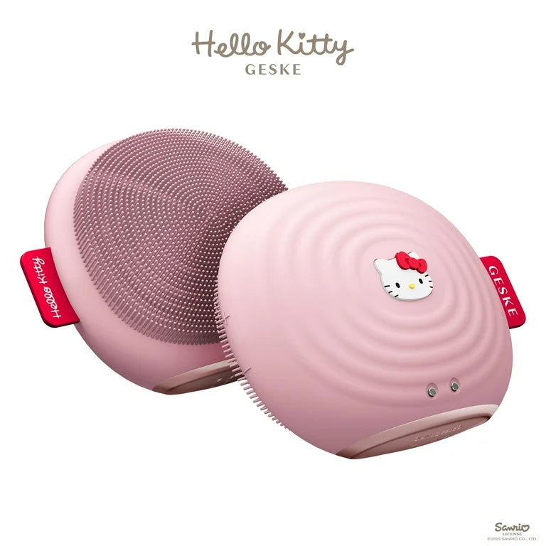 Cepillo Facial Sonico Rosa 4 En 1 Hello Kitty Geske Con SmartApp ***Preorden***