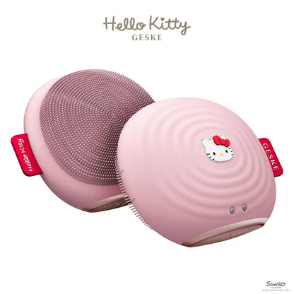 Cepillo Facial Sonico Rosa 4 En 1 Hello Kitty Geske Con SmartApp ***Preorden***