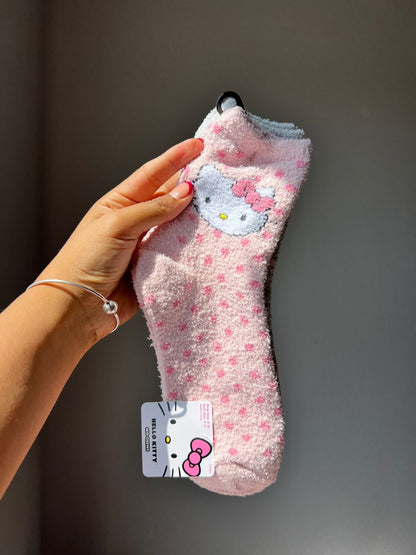 Calcetas Hello Kitty Puntos Pink