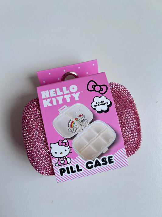 Pastillero Hello Kitty Con Brillos