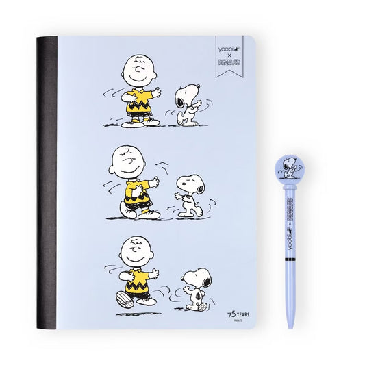 Libreta con pluma Snoopy Yoobi USA