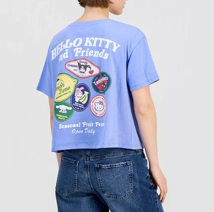 Crop Top Hello Kitty y Sus Amigos Frutas ***Preorden***