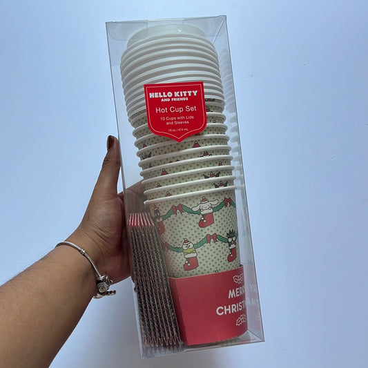 Vasos para Bebidas Calientes Sanrio Navidad