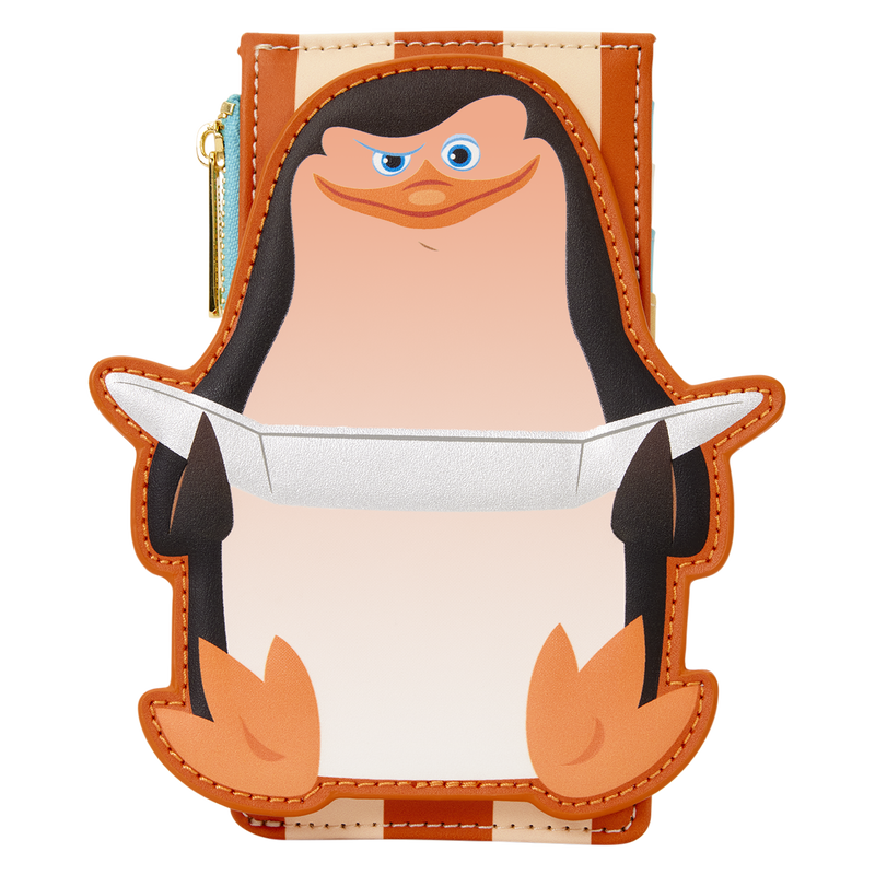 Tarjetero Monedero Los Pingüinos de Madagascar ***Preorden***