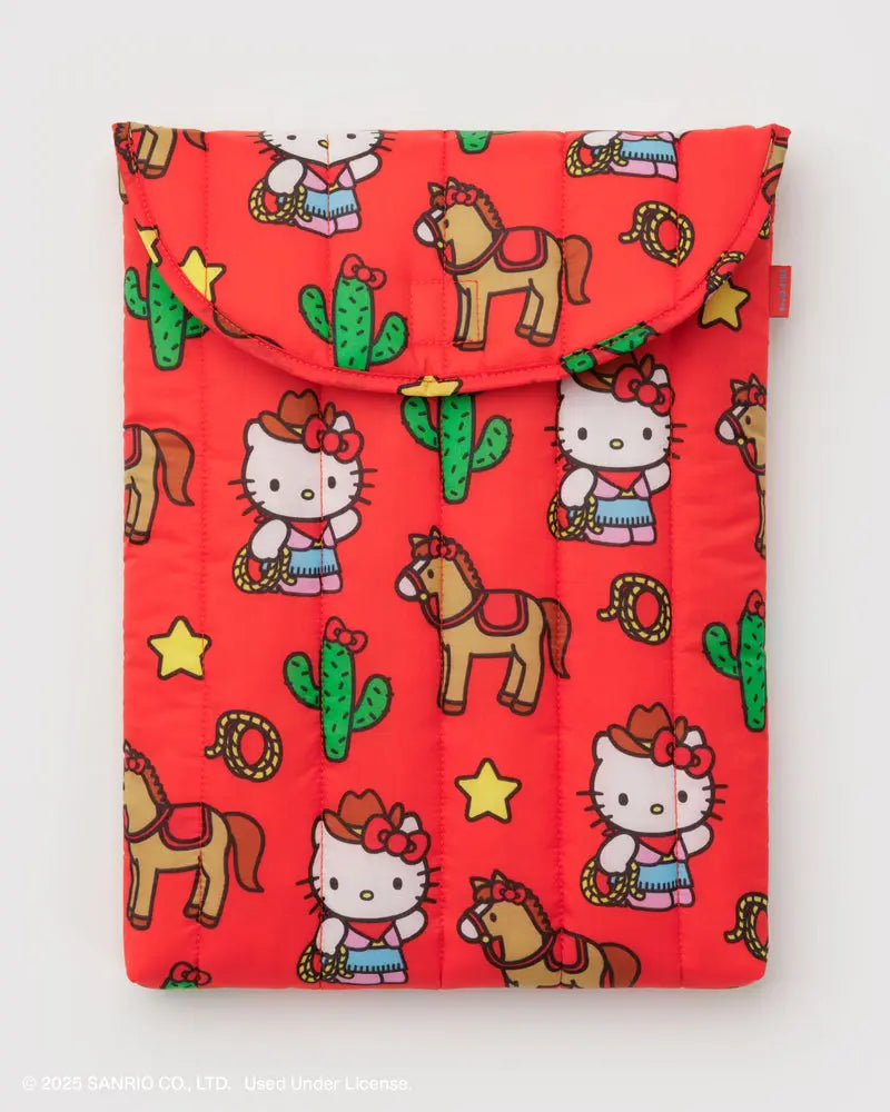 Hello Kitty x Baggu Funda Para Laptop 16” Hello Kitty Western ***Preorden***
