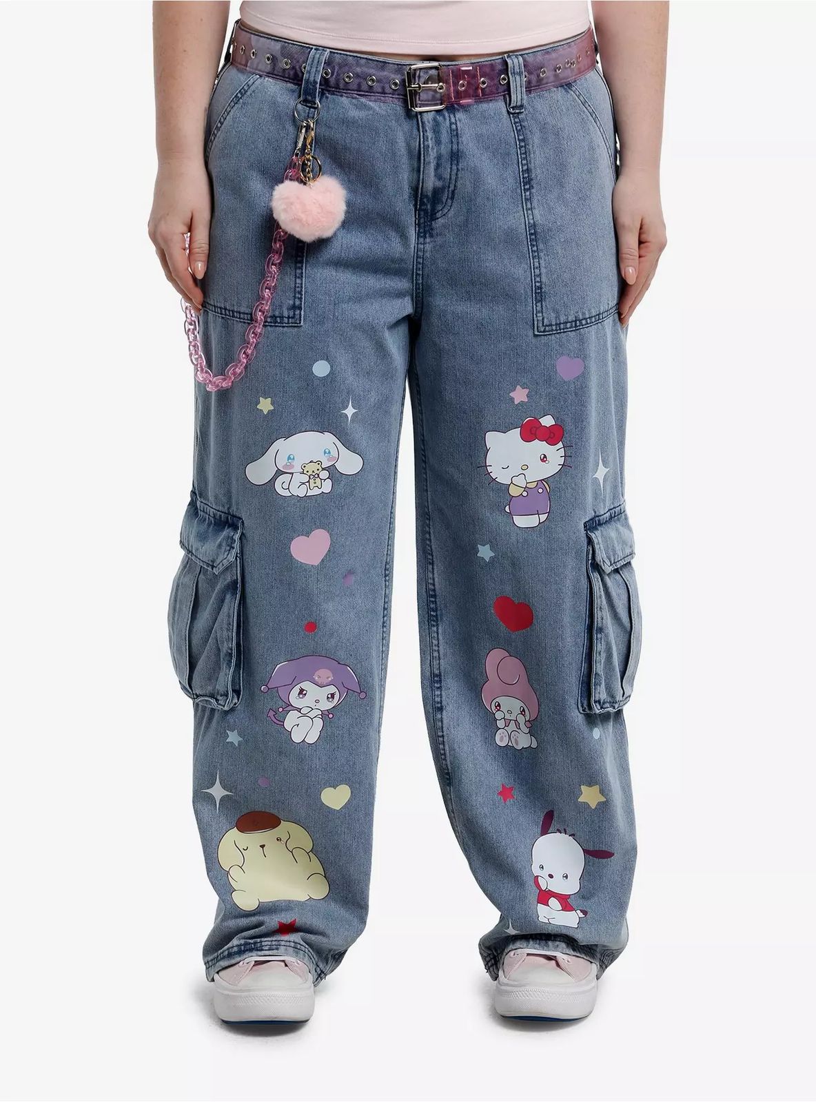 Hello Kitty & Friends Cargo Jeans With Charm ***Preorden***