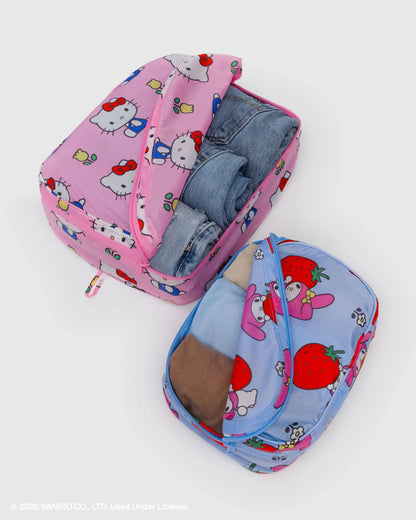 Packing Cube Set Hello Kitty And Friends Floral Baggu ***Preorden***