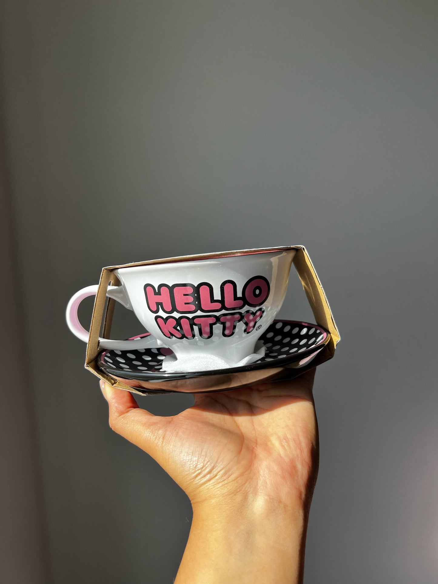 Taza Con Plato Hello Kitty