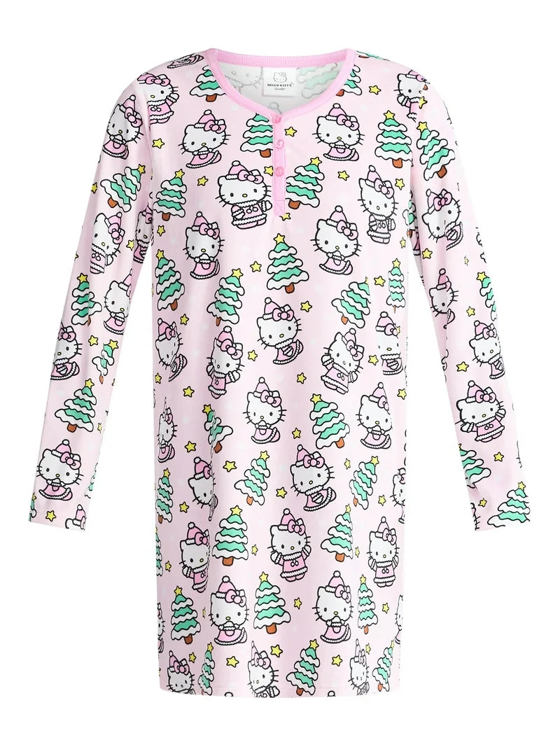 Set de Camisón Y Calcetas Hello kitty Navidad ***Preorden***