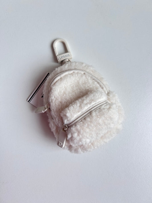Keychain Mini Backpack Charm Pink