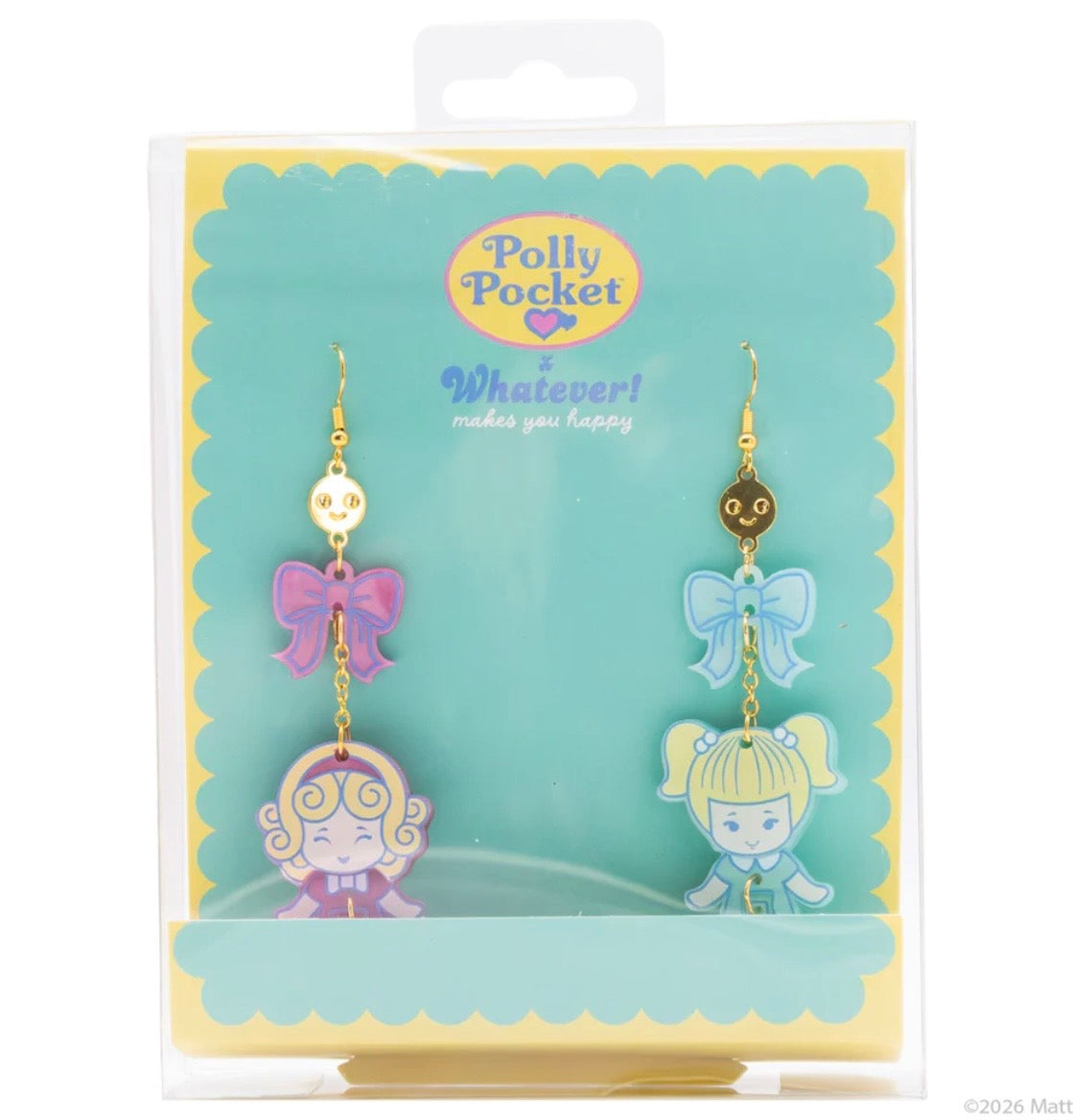 Aretes De Acrílico Polly Pocket ***Preorden***