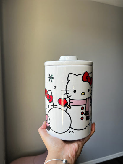 Contenedor Hello Kitty Snowman ***Preorden***