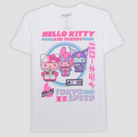 Playera Hello Kitty & Friends Tokyo Speed Men’s ***Preorden***