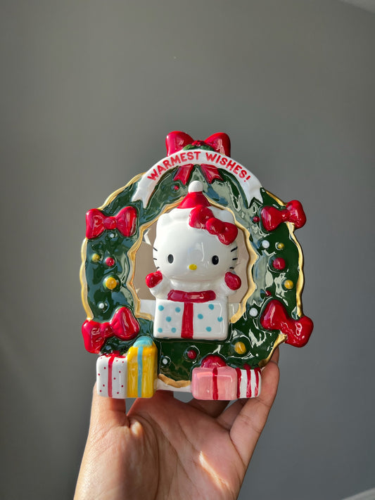 Figurita Decorativa Hello Kitty Christmas