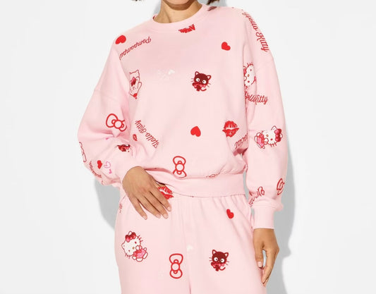 Sudadera Hello Kitty y Sus Amigos San Valentín ***Preorden***