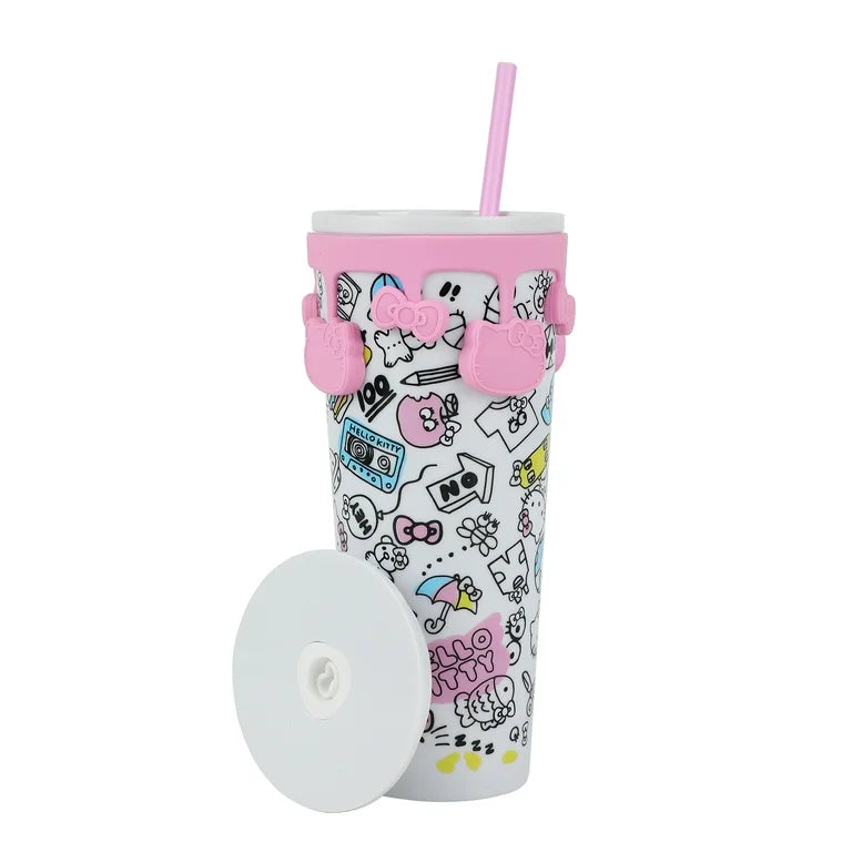 Tumbler Hello Kitty Caritas Y Moños ***Preorden***