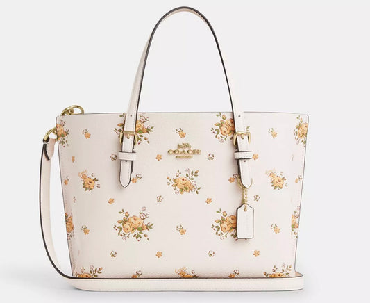 Mollie Tote Bag 25 Floral Print Coach ***Preorden***