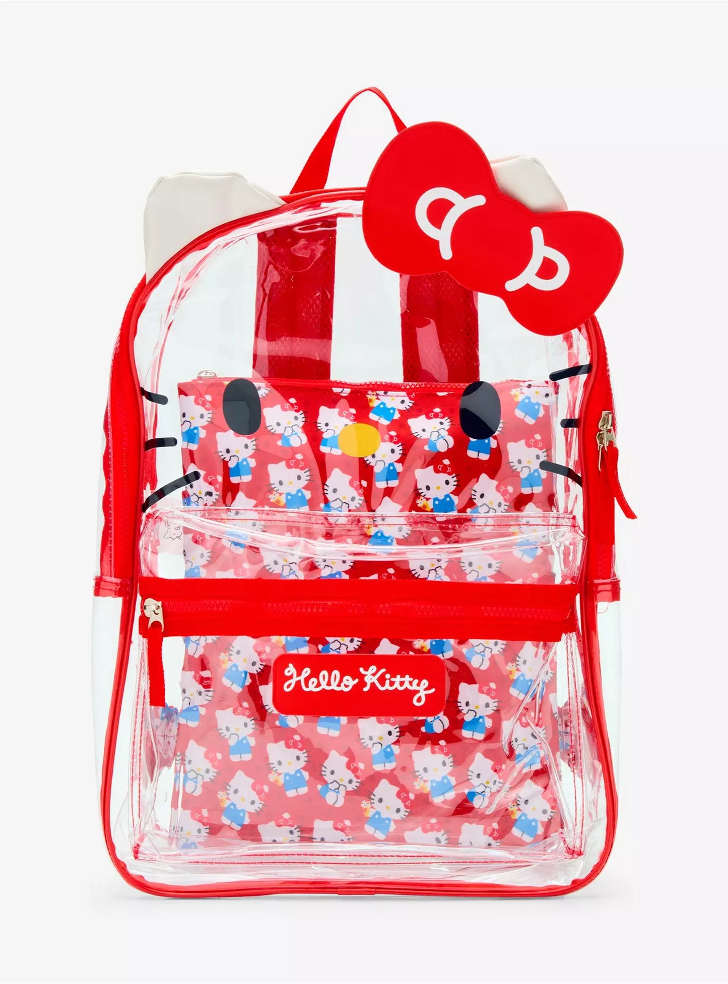 Mochila Transparente Hello Kitty ***Preorden***
