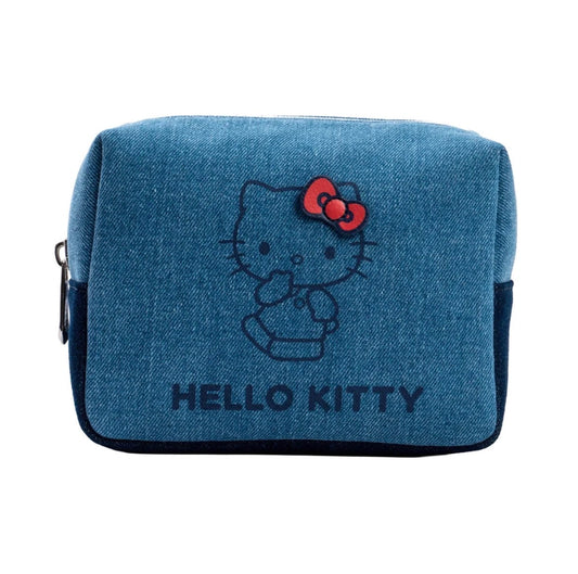 Cosmetic Pouch Hello kitty Demin Impressions Vanity ***Preorden***