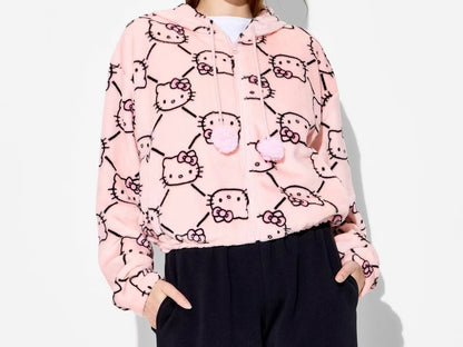 Sudadera Hello Kitty Caritas Rosa